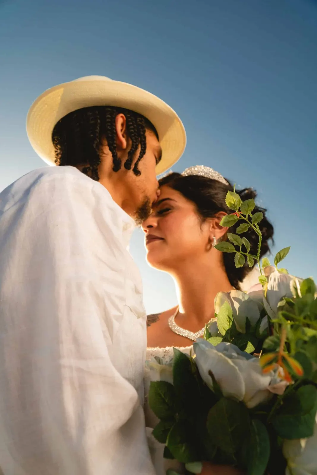 South Florida wedding portrait of a couple